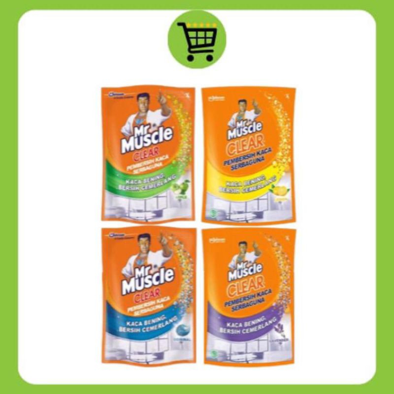 •DailyMart• [BUNDLE 3] Mr Muscle Clear Refill 400ml | Mr Muscle Pembersih Kaca Refill