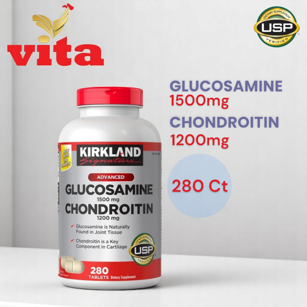 Kirkland Signature Advanced Glucosamine Chondroitin 280 Tablets