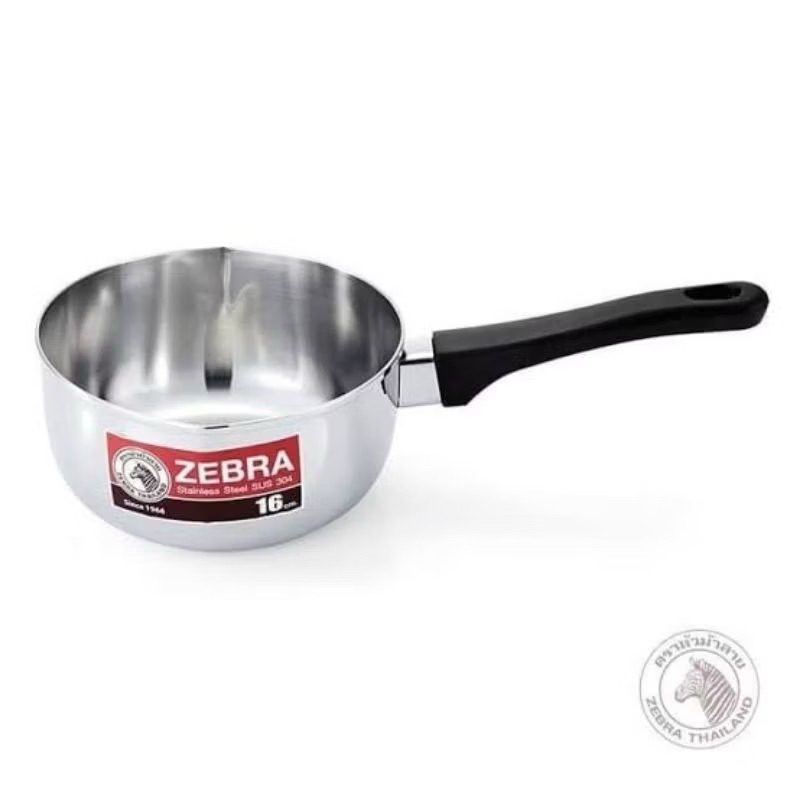 Zebra Sauce Pan 16 cm | Panci Susu Stainless Steel SUS304