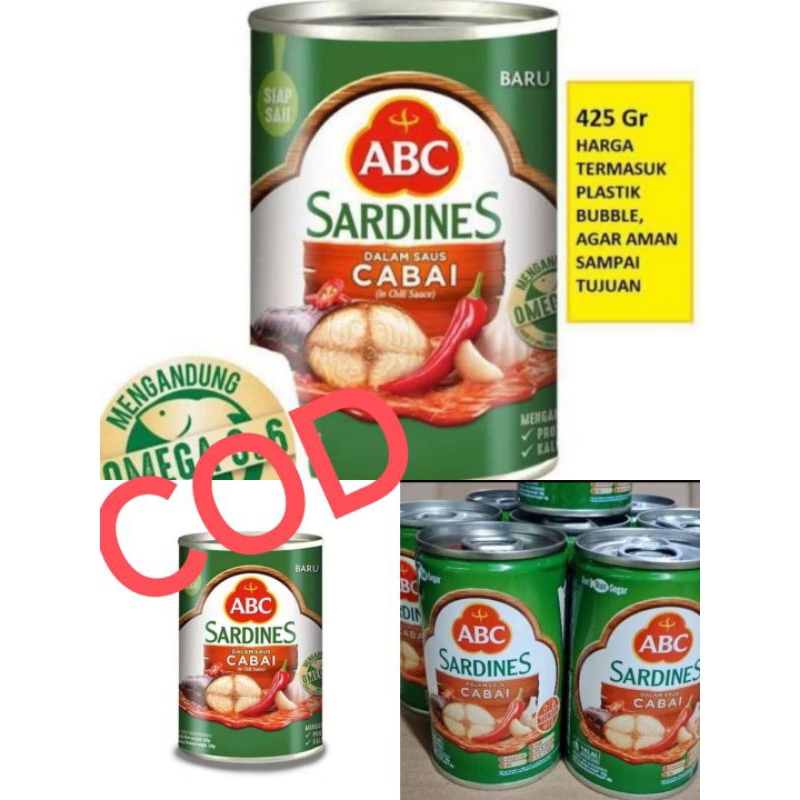 

ABC sarden saus cabai 425gr