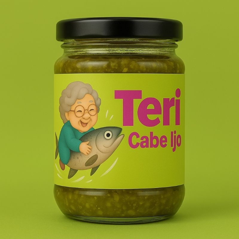 

Sambal Teri Cabe Ijo