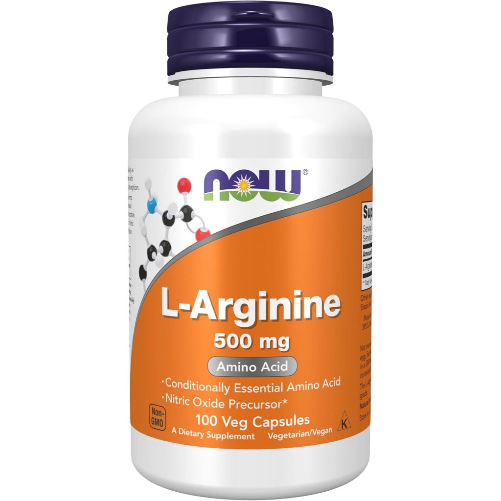 NOW Foods, L-Arginine 500mg, Vegetable Capsule