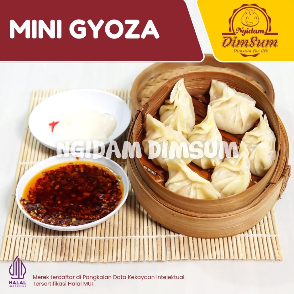 

Gyoza Mini Isi 10 pcs / 20 pcs *Bersertifikasi halal MUI*