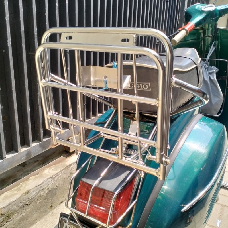 backrack vespa rak belakang jadul vespa super sprint vbb