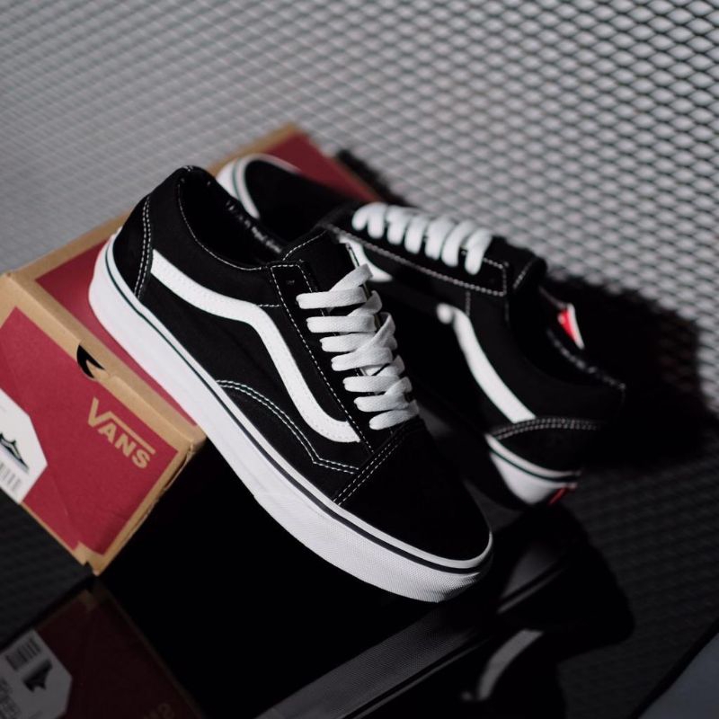 Vans Classic Old Skool Black White Original PT.Navya
