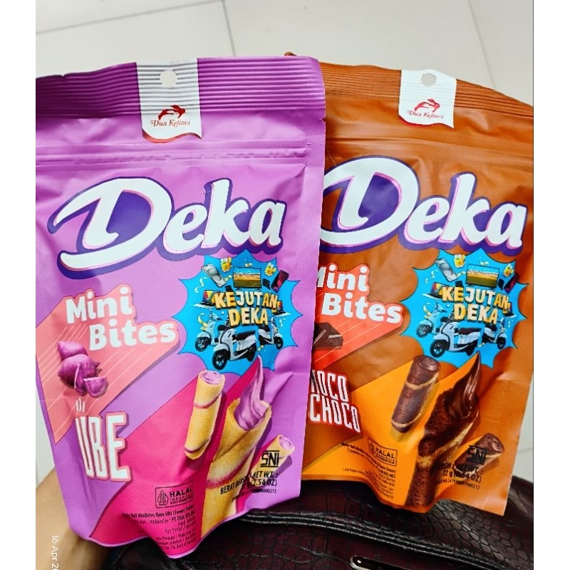 

Deka Wafer Mini Bites Ube/Choco 72Gr