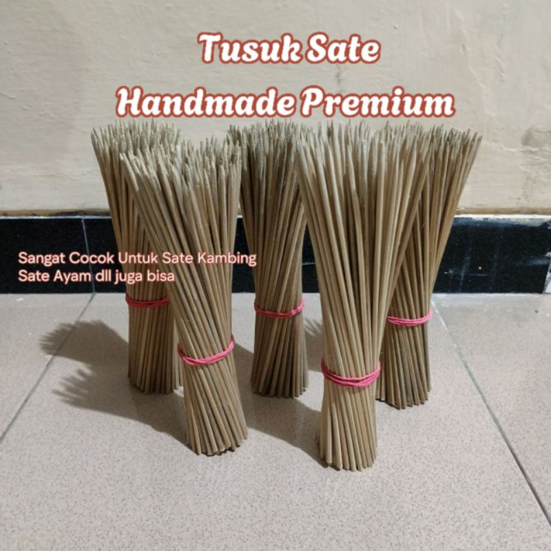 

Tusuk Sate Premium 4mm X 23cm/isi 100 | Sate Kambing Dan lainnya