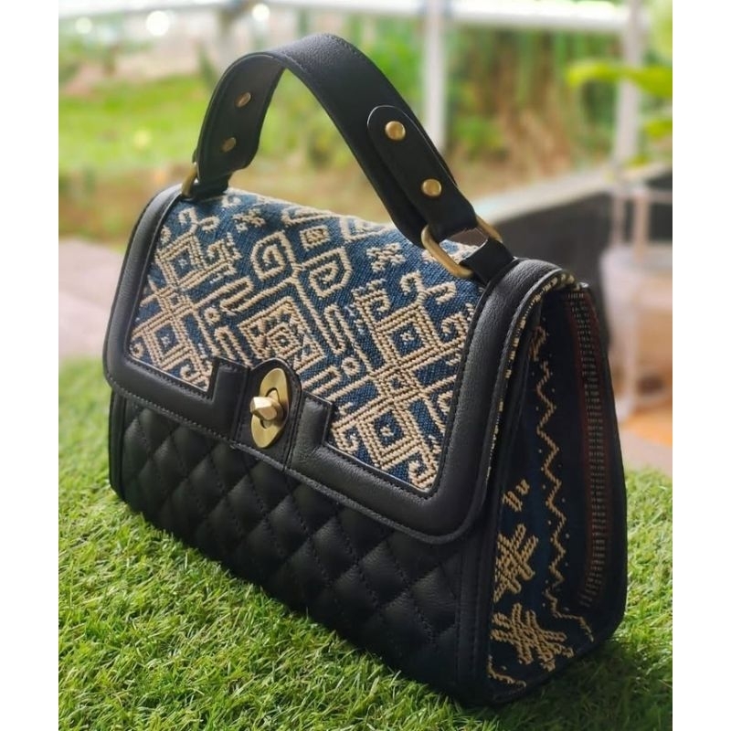 Tas Kulit Asli - Tenun NTT (Original Premium)