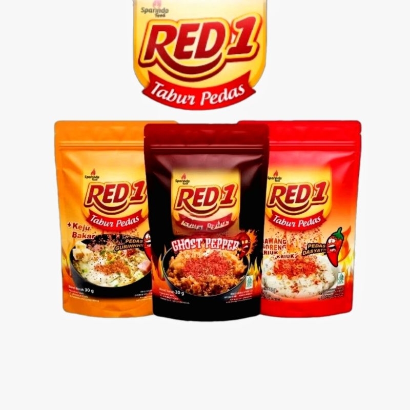 

Red 1 Tabur Pedas 30 gr || Gost Papper || Bawang Goreng dan Ghost Pepper