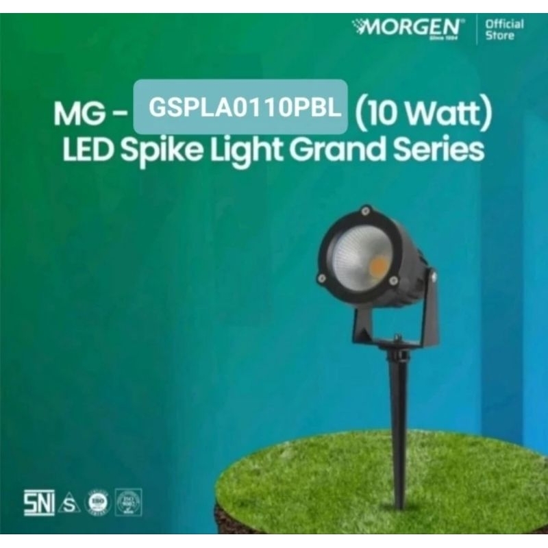MORGEN lampu taman cob 10w morgen