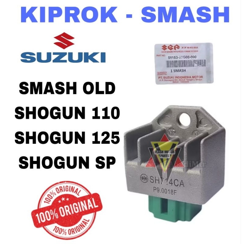 KIPROK ORIGINAL SUZUKI SMASH, SHOGUN 110 125 SP, SATRIA FU, SPIN, NEX 110, SKYWAVE, SUZUKI SGP
