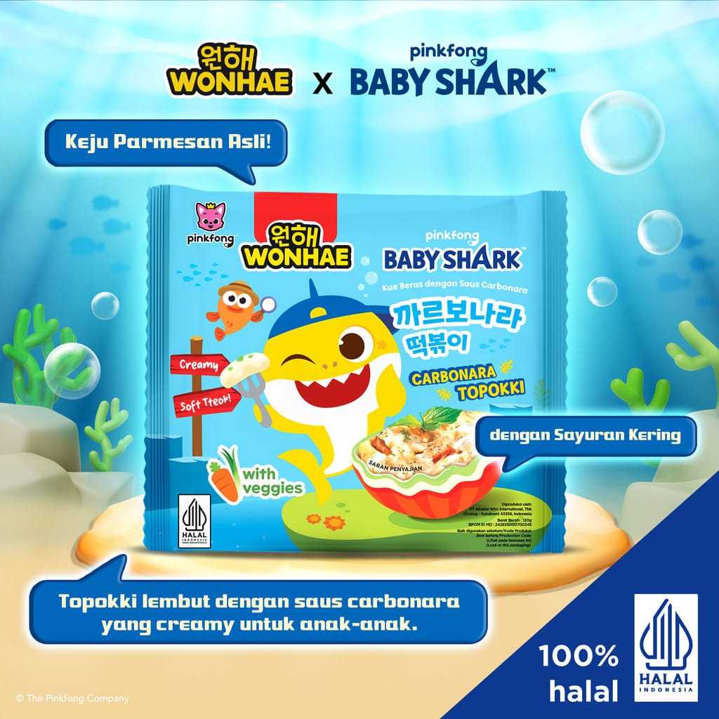 

Baby Shark x Wonhae Topokki Kids Carbonara