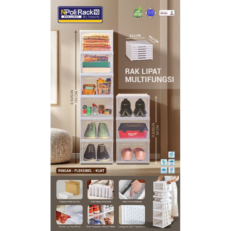 RAK SUSUN SERBAGUNA NAPOLLY