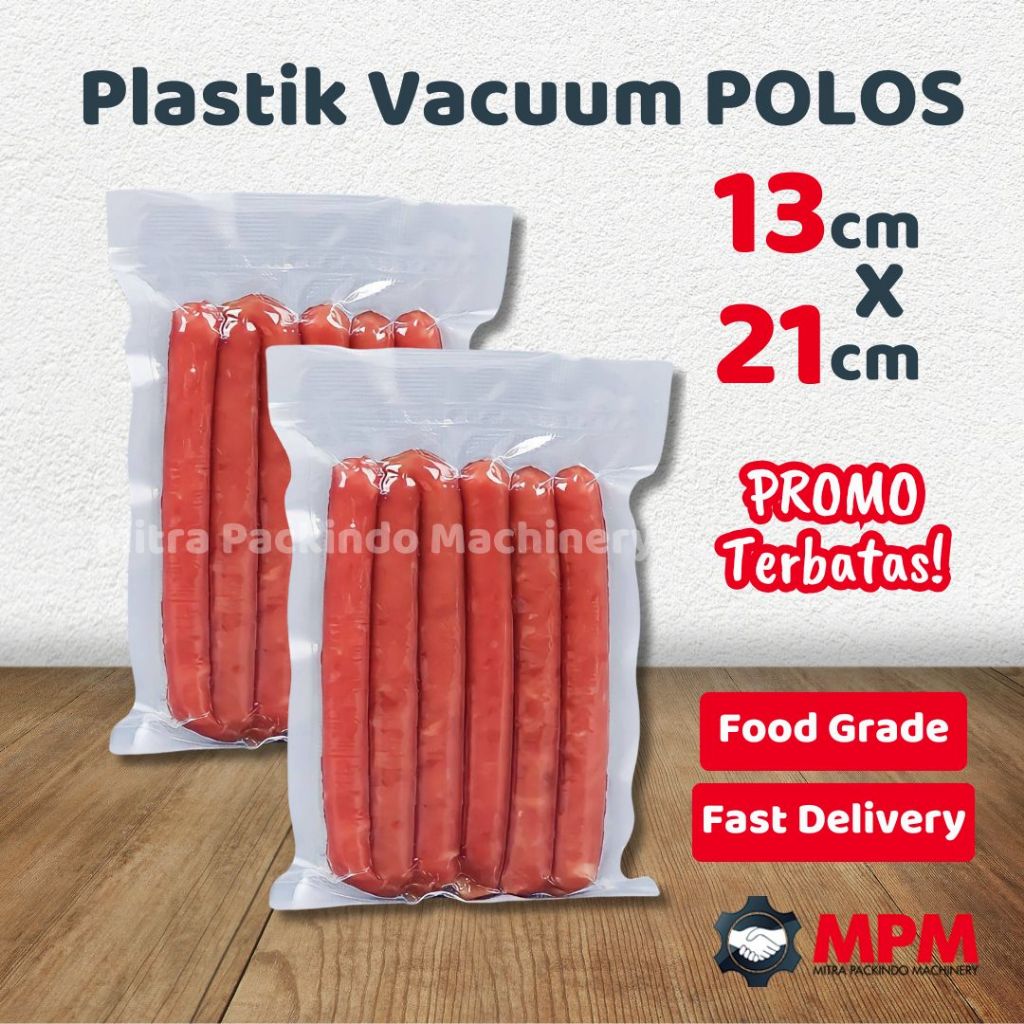 Plastik Vakum 13x21 Vacuum Makanan 13 x 21 cm