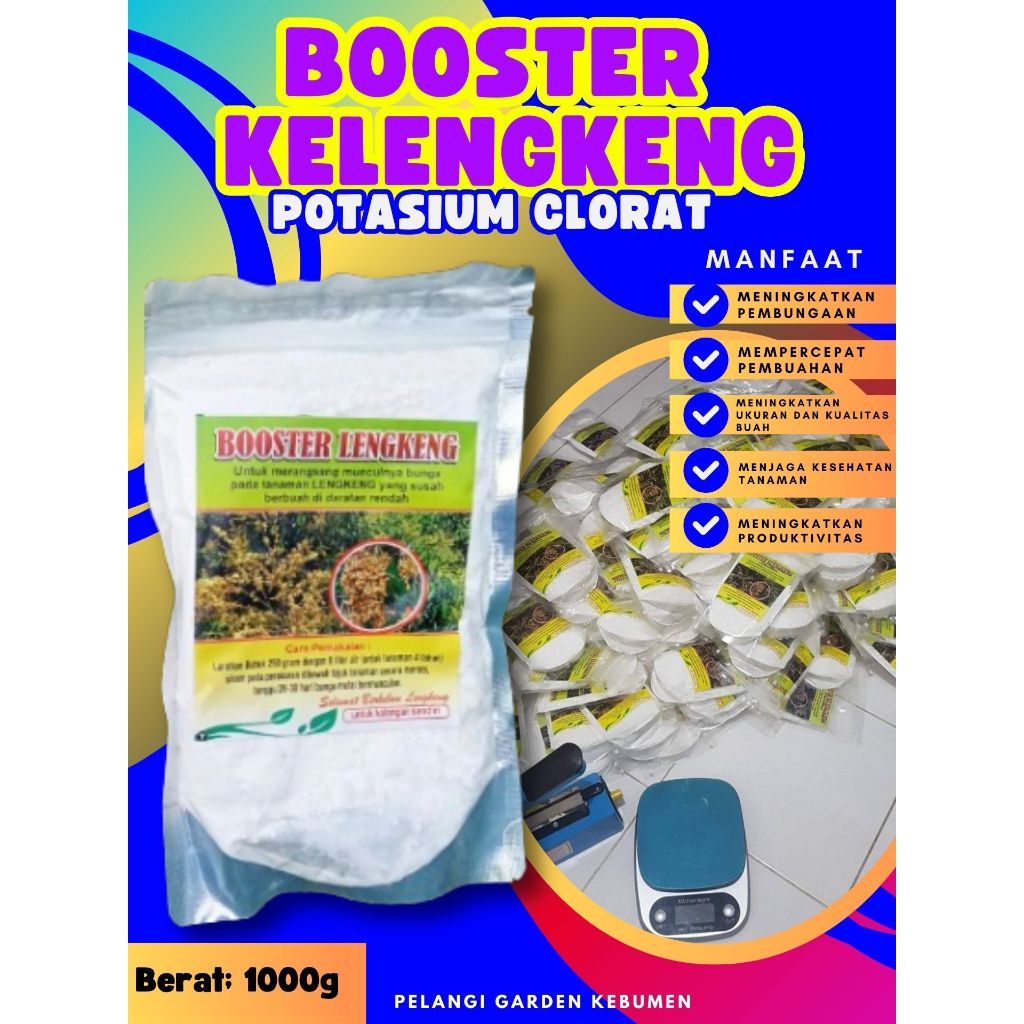 KUALITAS TERBAIK  Booster Kelengkeng Kcl03 Murni, Booster Kelengkeng Kcl03 Murni 1Kg