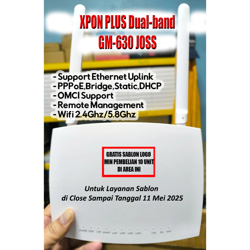 Modem XPON-GPON-EPON PLUS GM-630 DUAL-BAND