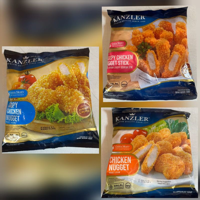

CRISPY CHICKEN NUGET KANZLER 450 gram