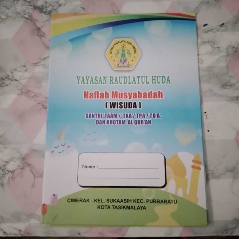 

Map Karton Custom Nama Sekolah