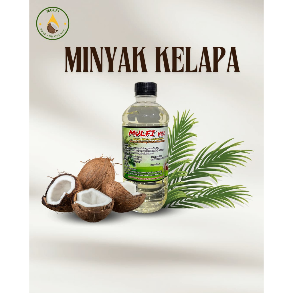 

Minyak Kelapa Murni | VCO | Rendah Kalori | Kesehatan | 500ml