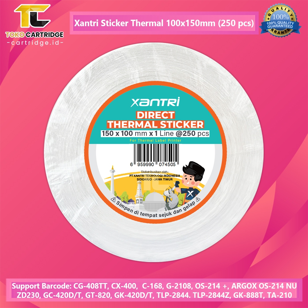 

Kertas Resi Label Thermall Barcode 78 100 150 Xantri Varian Kertas Resi Label Thermal Xantri