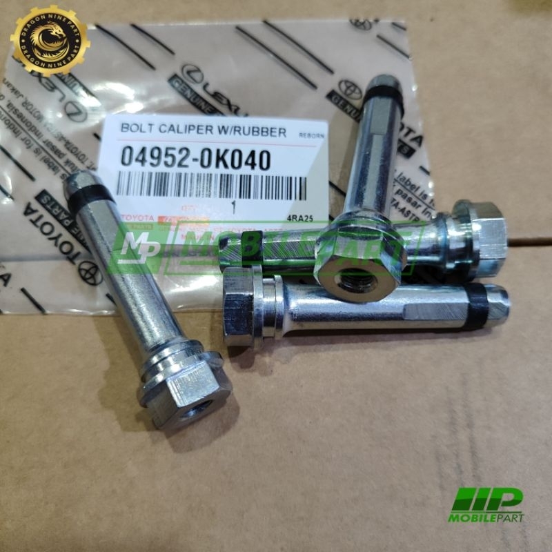 Pin Caliper Innova Inova Reborn w/seal 04952-0K040 Asli 1pcs