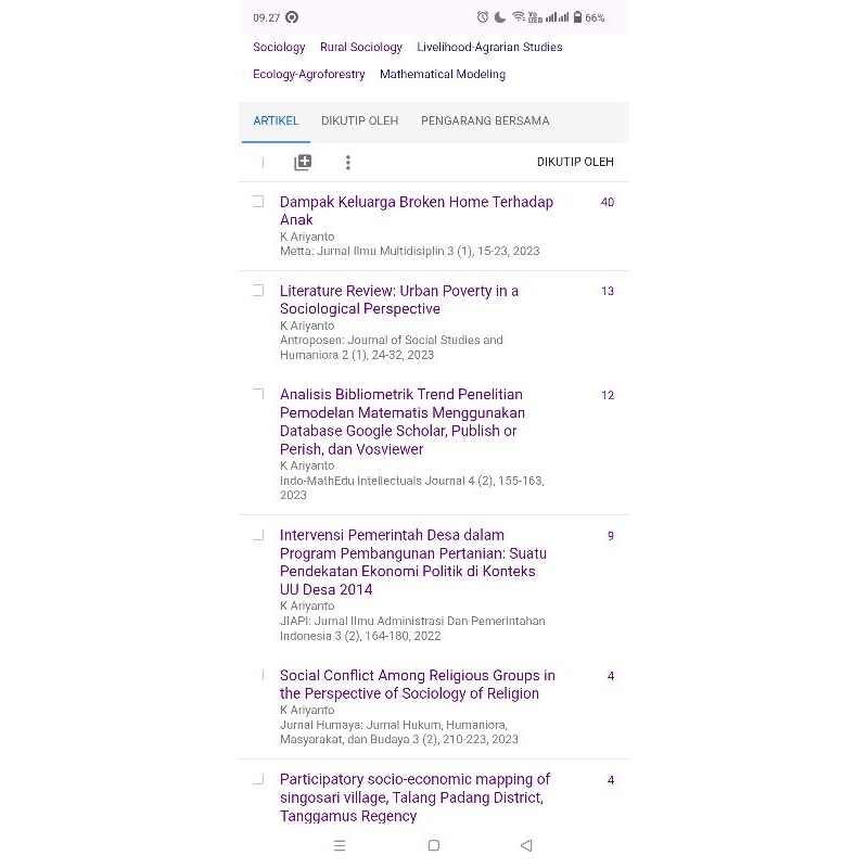 JASA PUBLIKASI JURNAL NASIONAL ISSN