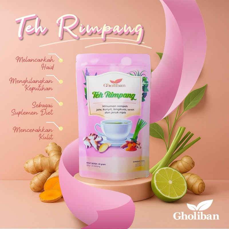 Teh Rimpang Gholiban Teh Rempah Diet dll