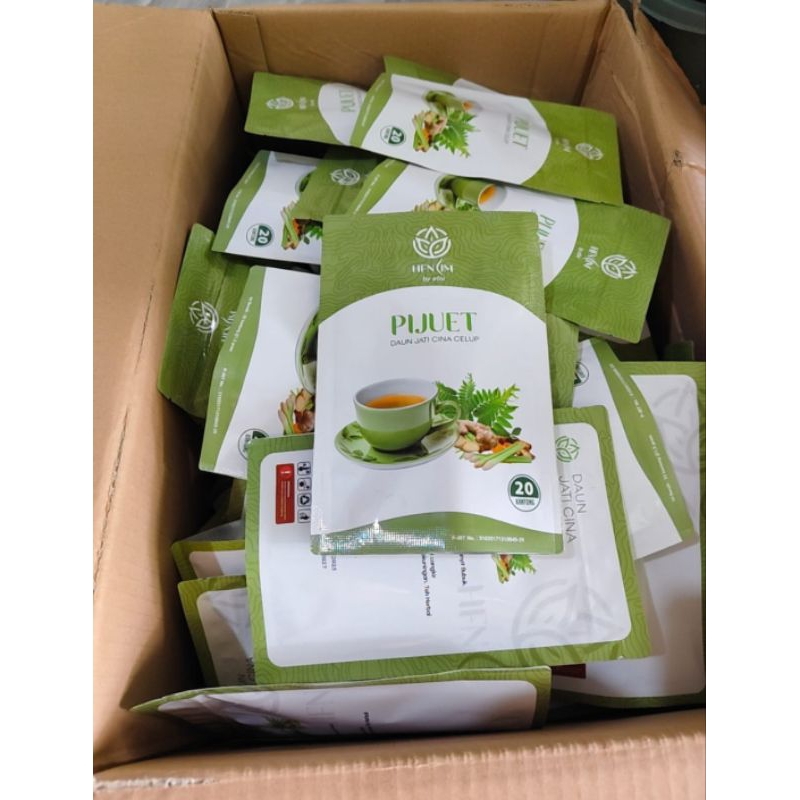 

PIJUETEA HERBAL DAUN JATI CINA MINUMAN TEH PIJUETea by Afni isi 20 bags