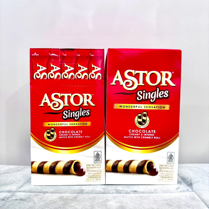 

Astor Singles Wafer Stick Chocolate Coklat