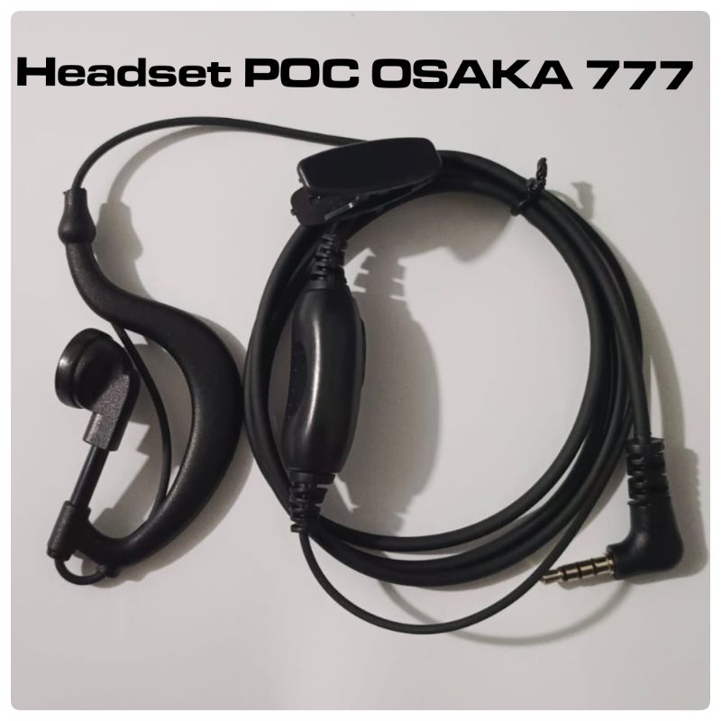 Headset  HT Osaka POC C 777 contoh ht di foto ke2