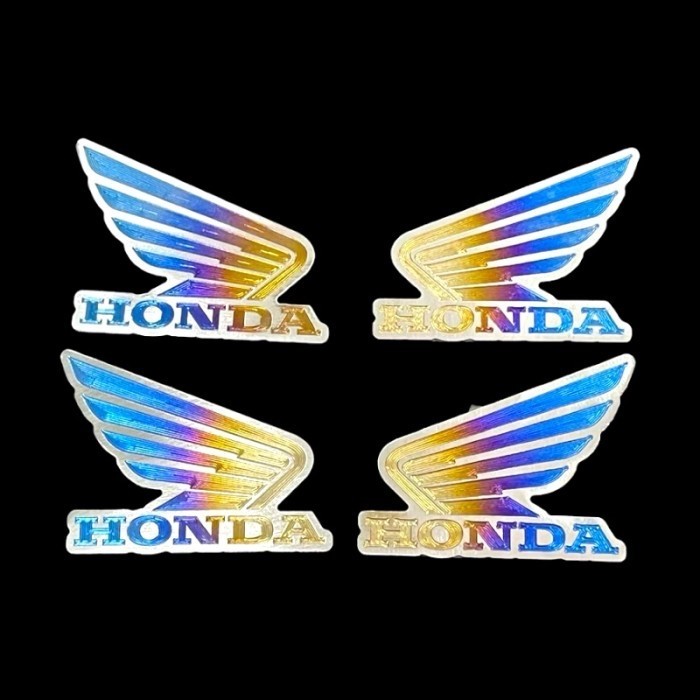 Emblem Wing Honda Titanium Emblem Wing Titanium Emblem Sayap Honda Titanium 2 Pcs Good Quality