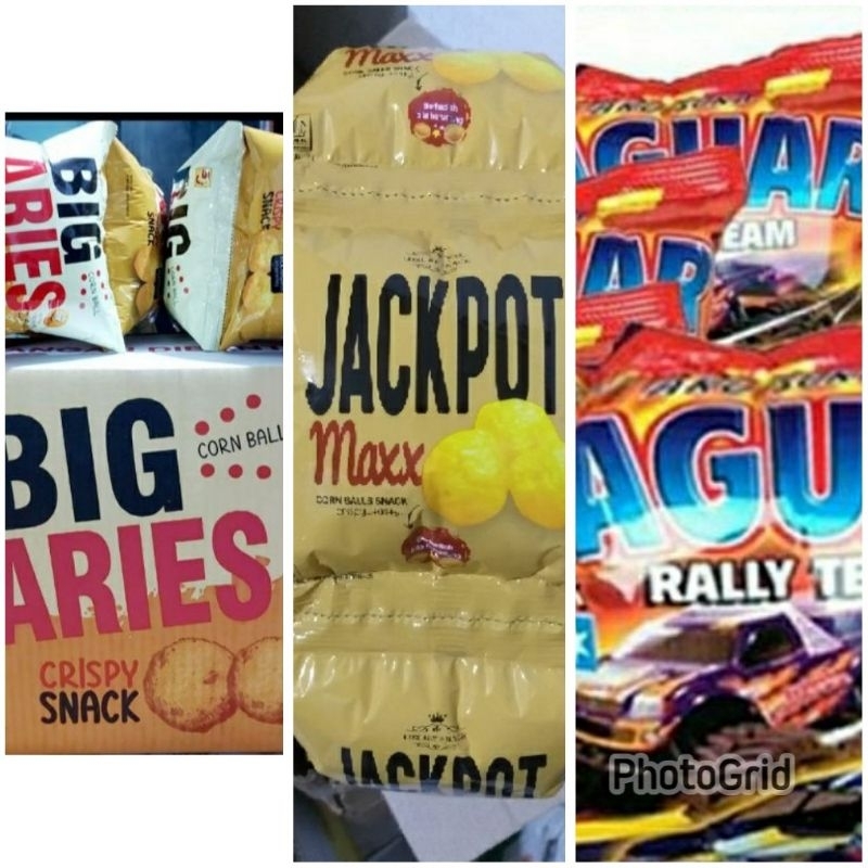 

Chiki viral barhadiah jaguar big aries jacpot isi 10 pcs 1 renceng
