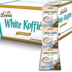 

KOPI LUWAK WHITE COFFEE - DUS ISI 12 RENTENG X 20 GR - KOPI LUWAK - KOPI LUWAK WHITE