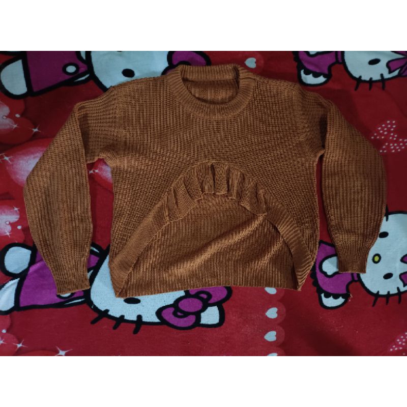 Preloved Sweater Crop Rajut