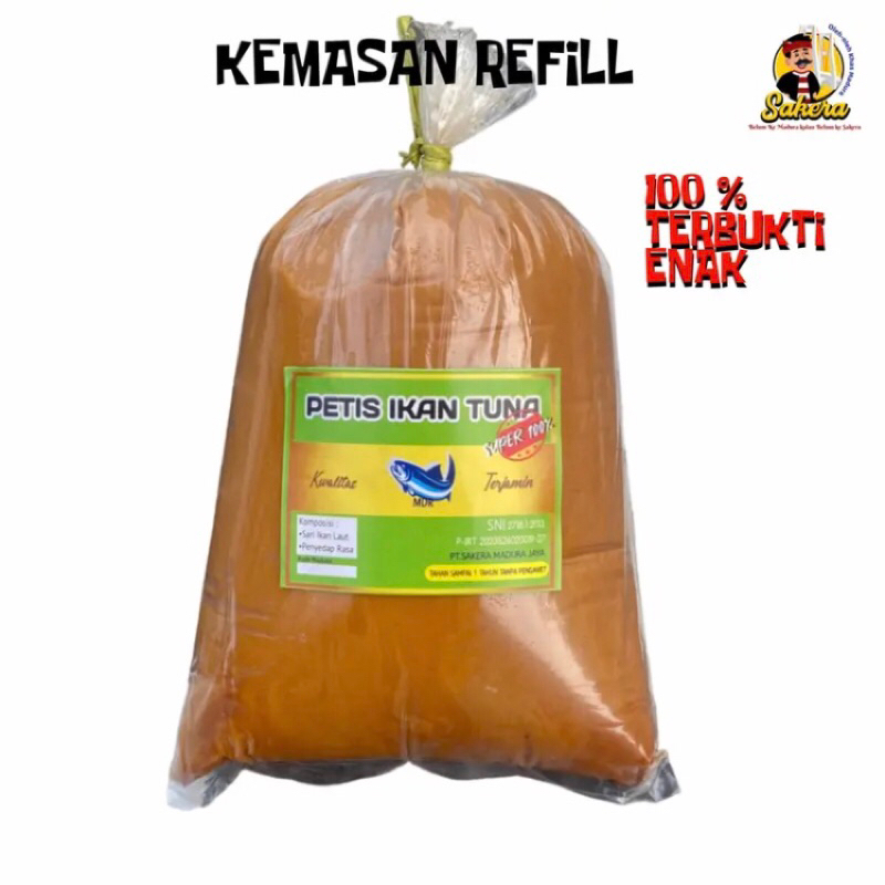 

petis ikan tuna madura asli refill (kemasan 500gr)