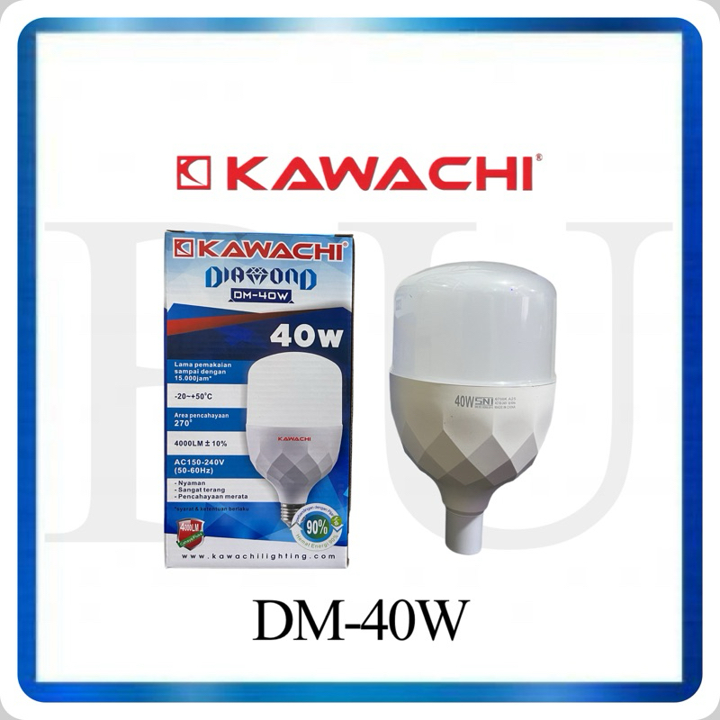 Bola Lampu LED Diamond Kawachi 40 WATT DM-40W Kapsul Capsul LED