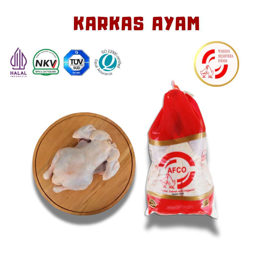 

Karkas Ayam Frozen/Fresh ukuran 1 Kg