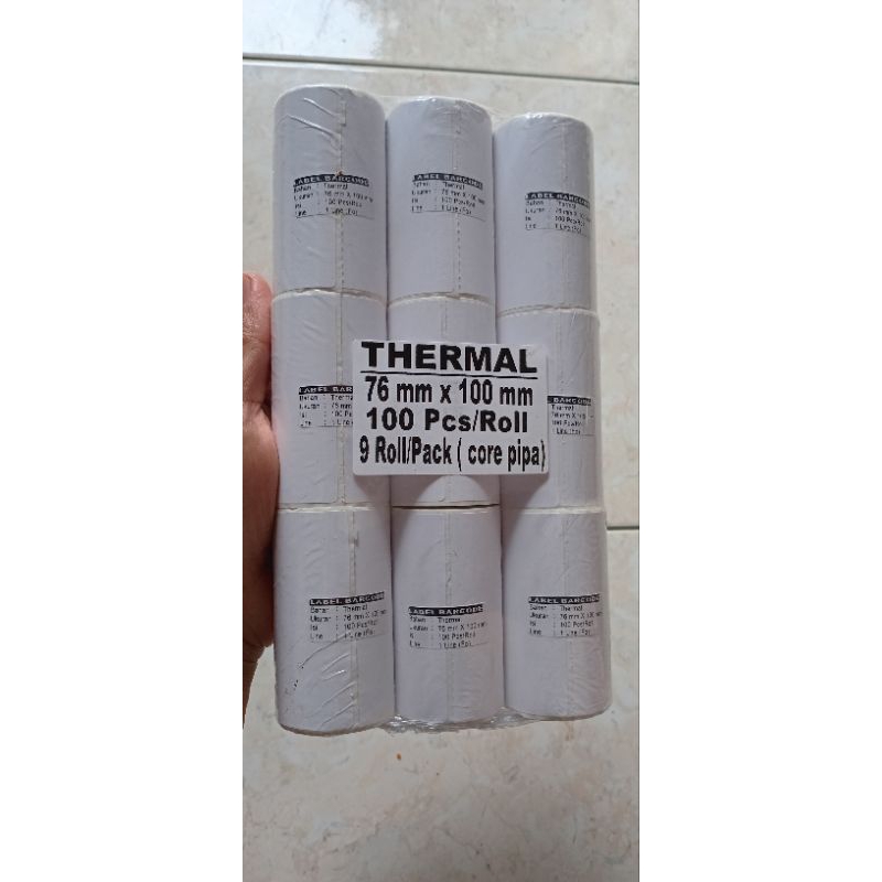 

label thermal 76x100 isi 100pcs