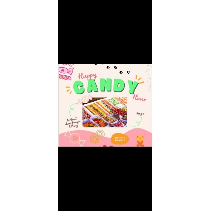 

fruit candy MIX bunga telang (murni dan sehat)