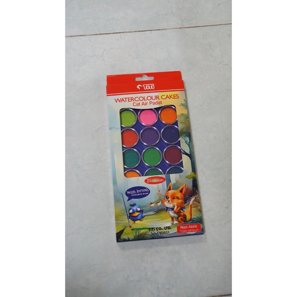

cat air palet Titi isi 21pcs