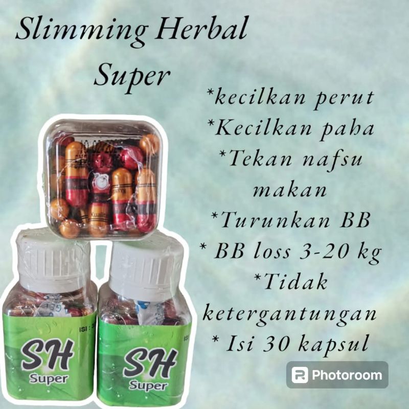 slimming herbal isi 30 kapsul