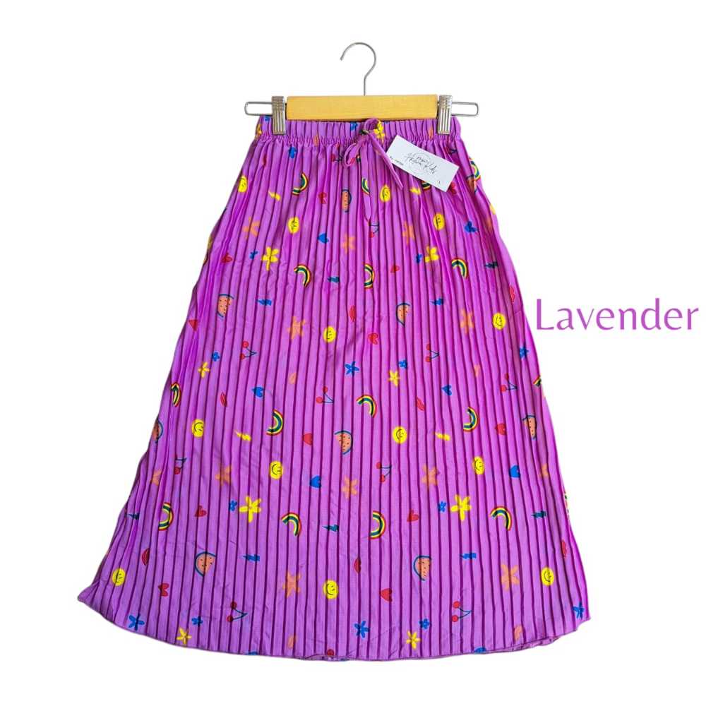 ROK PLISKET ANAK PREMIUM USIA 5-10 TAHUN / ROK PLISKET ANAK MOTIF BUNGA / ROK ANAK PEREMPUAN TRENDY