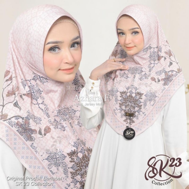 HIJAB INSTAN JERSEY MOTIF BY SK COLLECTION