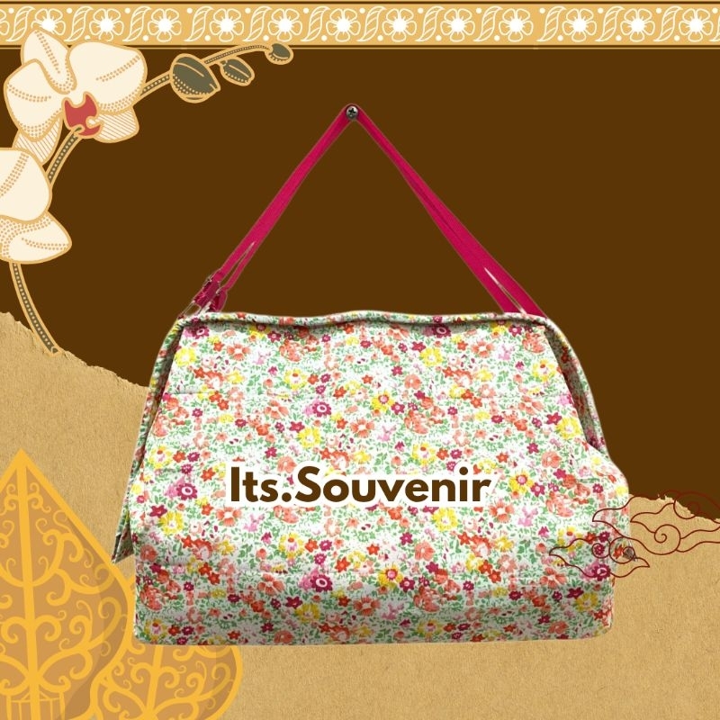 Tas Lipat Belanja Jinjing Bandung shoping bag Kain Parasut Souvenir Unik Cendramata Eco bag Ultah We