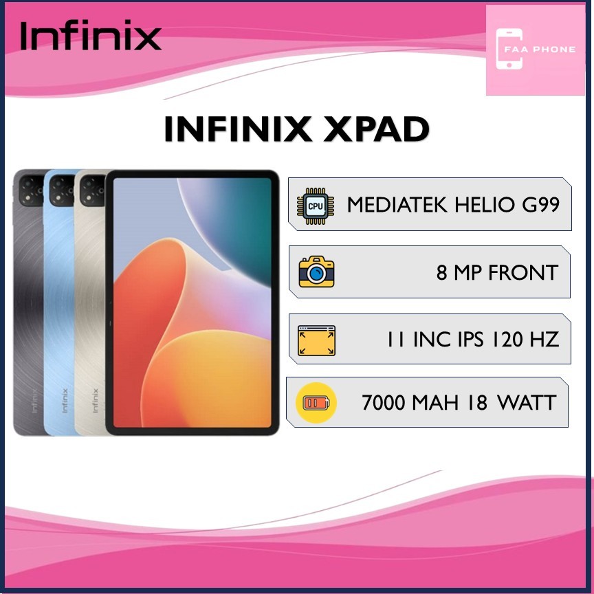 INFINIX XPAD 4G LTE RAM 4GB ROM 256GB