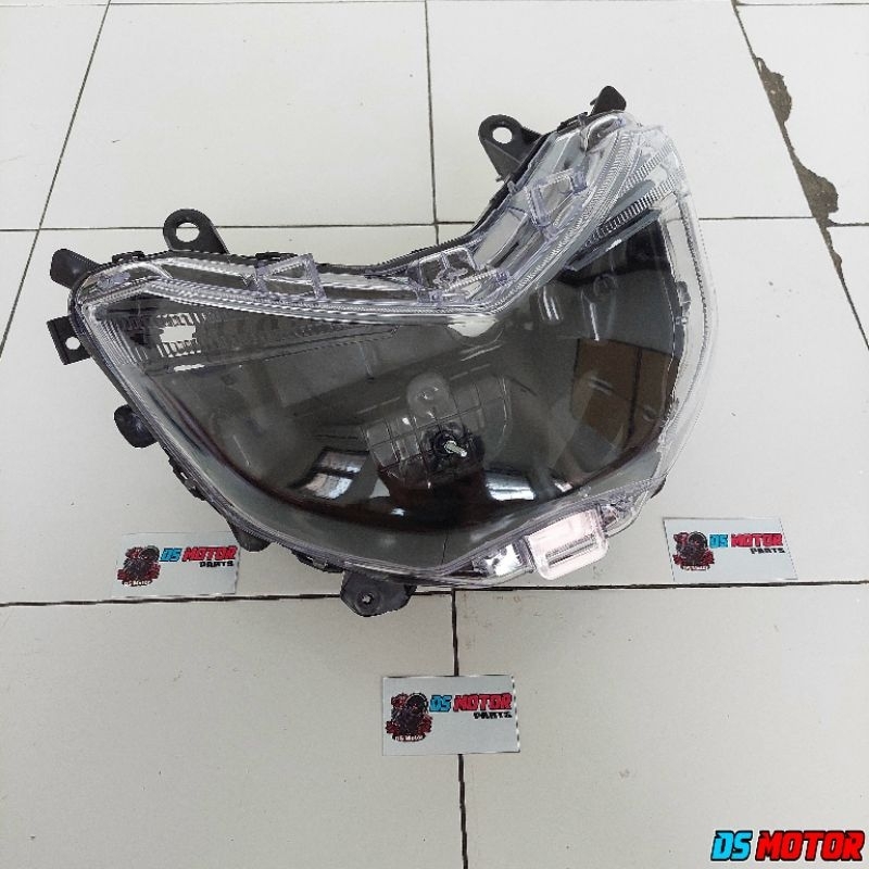 Batok Reflektor Kosongan Set Mika Lampu Depan NMax Old Lama 2015 - 2019 N Max