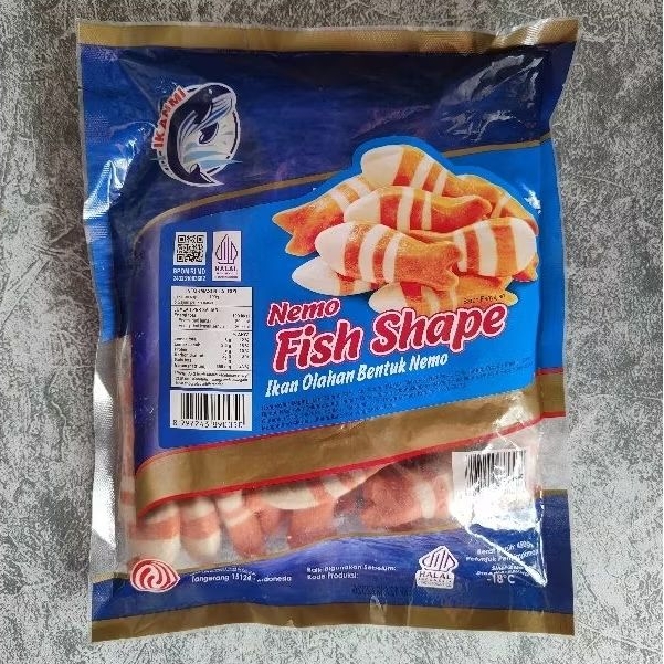 

IKANMI NEMO FISH SHAPE Bentuk ikan 450g