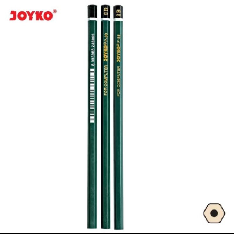 

PENSIL 2B JOYKO P-88 HIJAU PER PCS