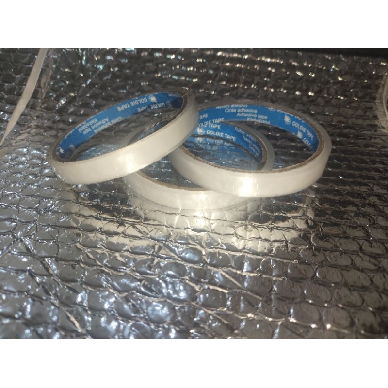 

Isolasi Goldie Tape/Salsiban/1/2'/Kecil/Tipis