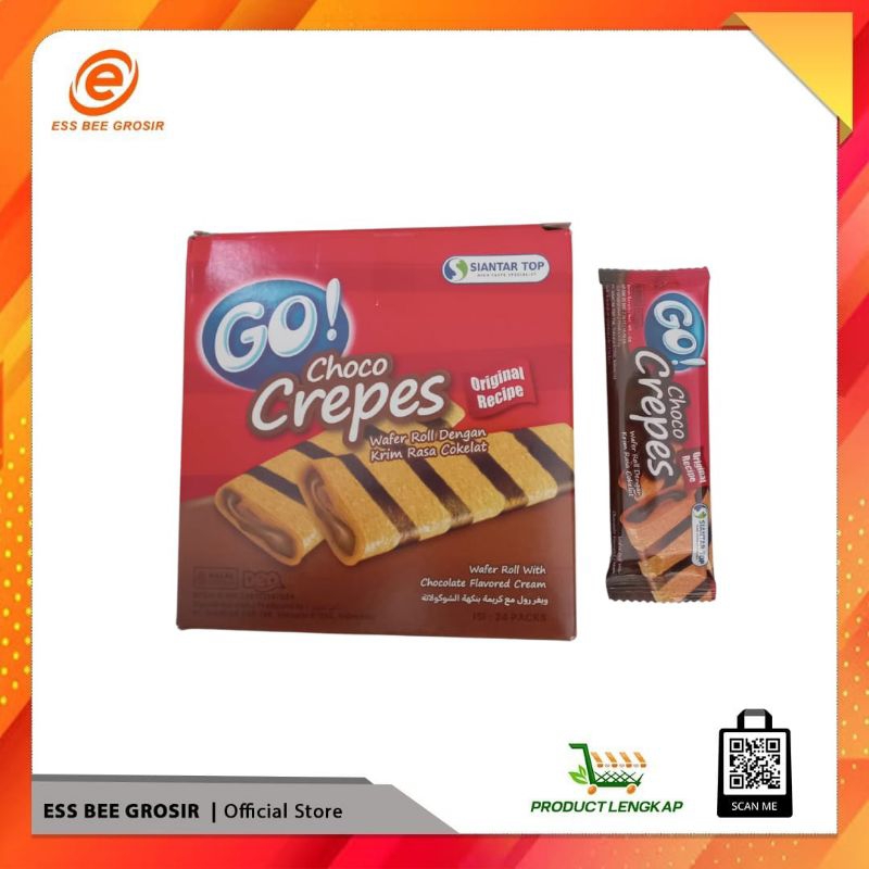 

GO CHOCO CREPES PACK ISI 24PCS